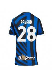 Inter Milan Benjamin Pavard #28 Jalkapallovaatteet Naisten Kotipaita 2024-25 Lyhythihainen